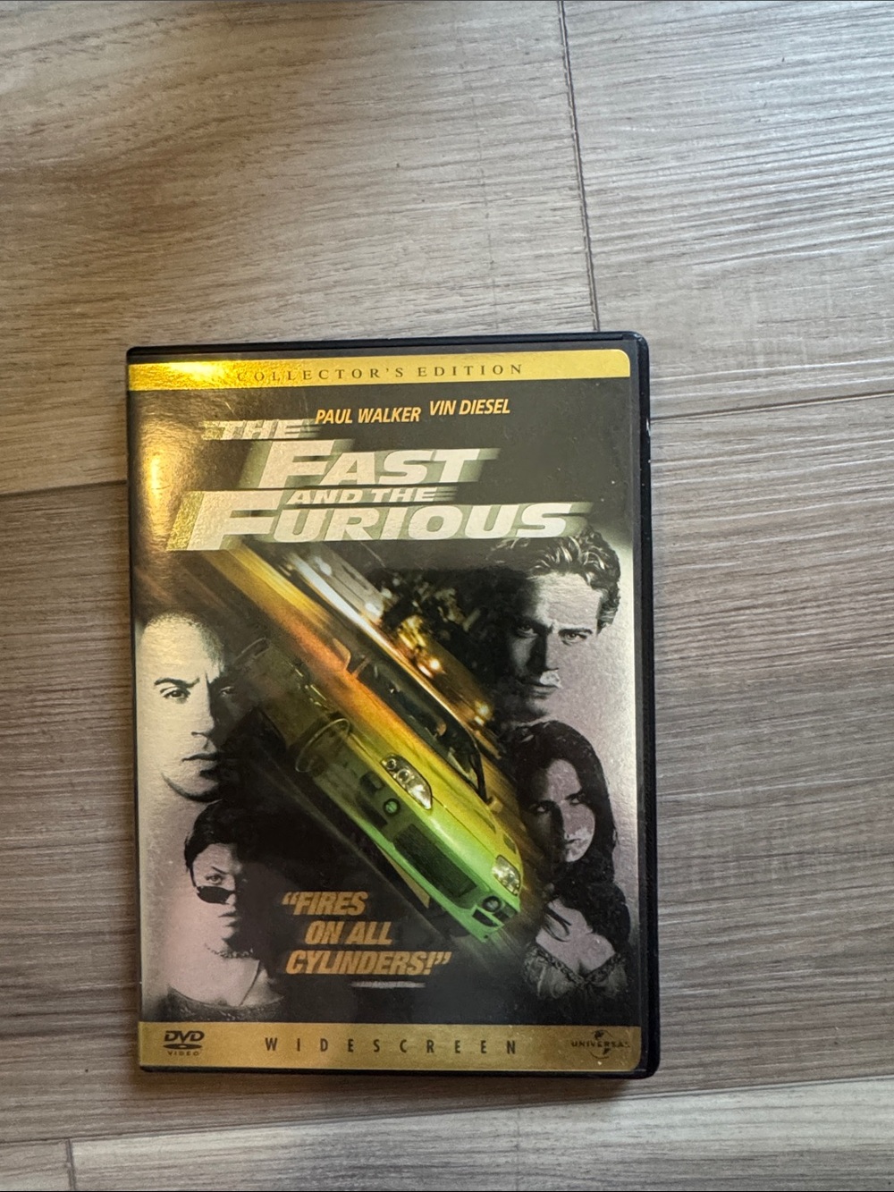 The Fast and the Furious - Collector's Edition DVD (Black/Gold)